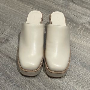 Oak & Fort Cream Mules